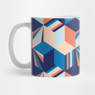 Retro Colorful Cubes Mug